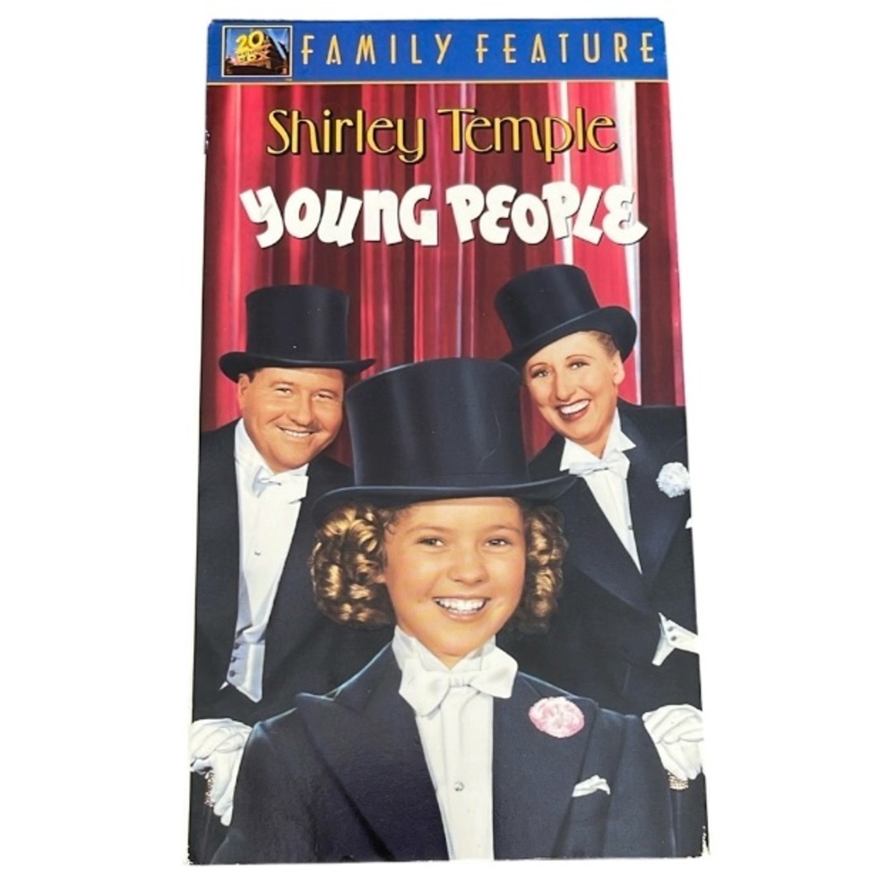 6/$25 VHS Shirley Temple Young People Family Feature Movie 1940 Film